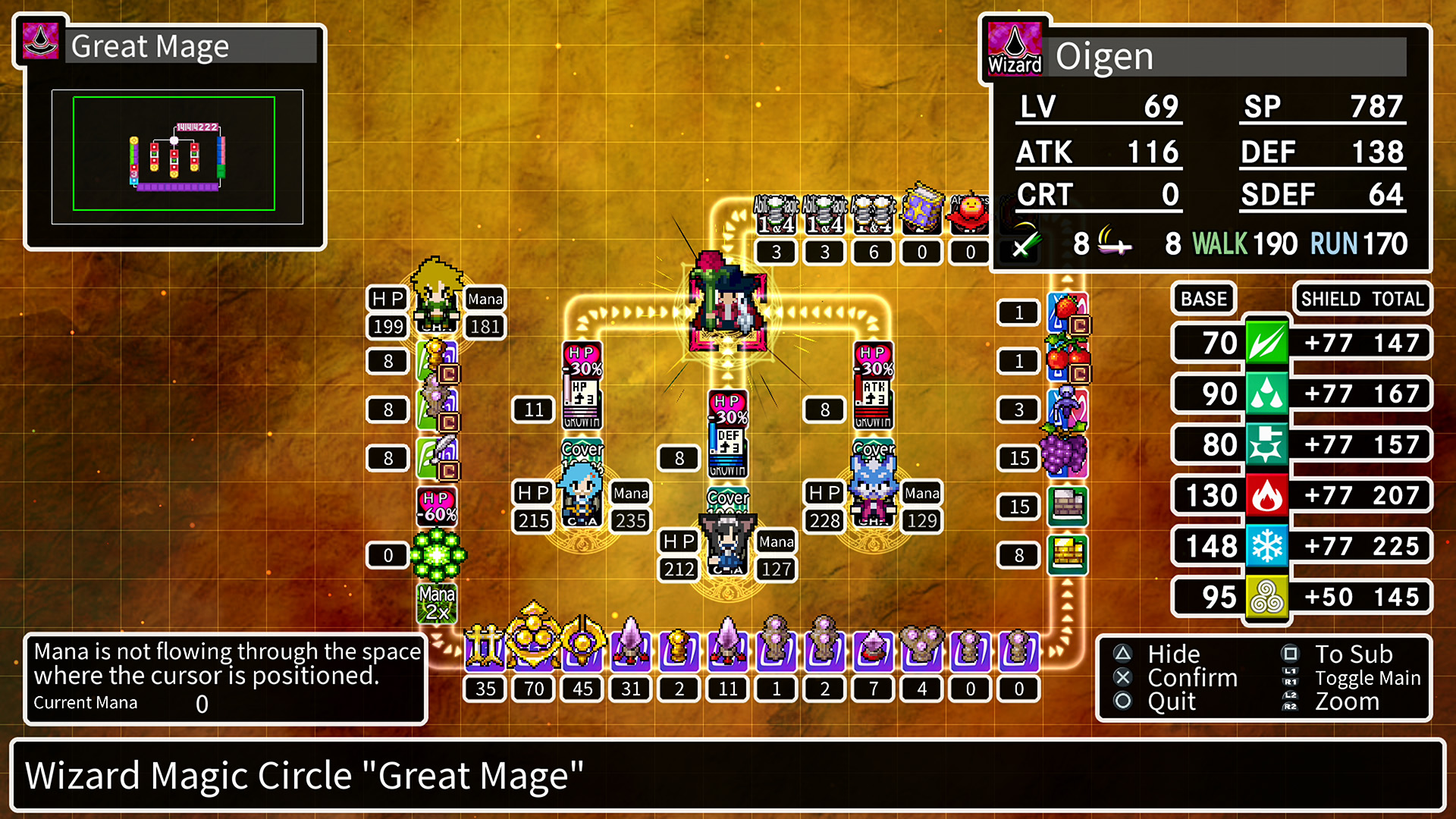 A screenshot from Cladun X3, revealed for its release date announcement.