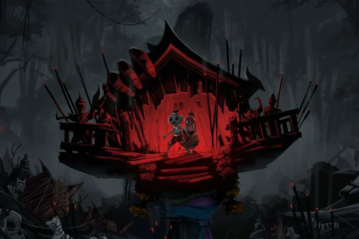 The key art for Kumarn: The Wandering Spirit.