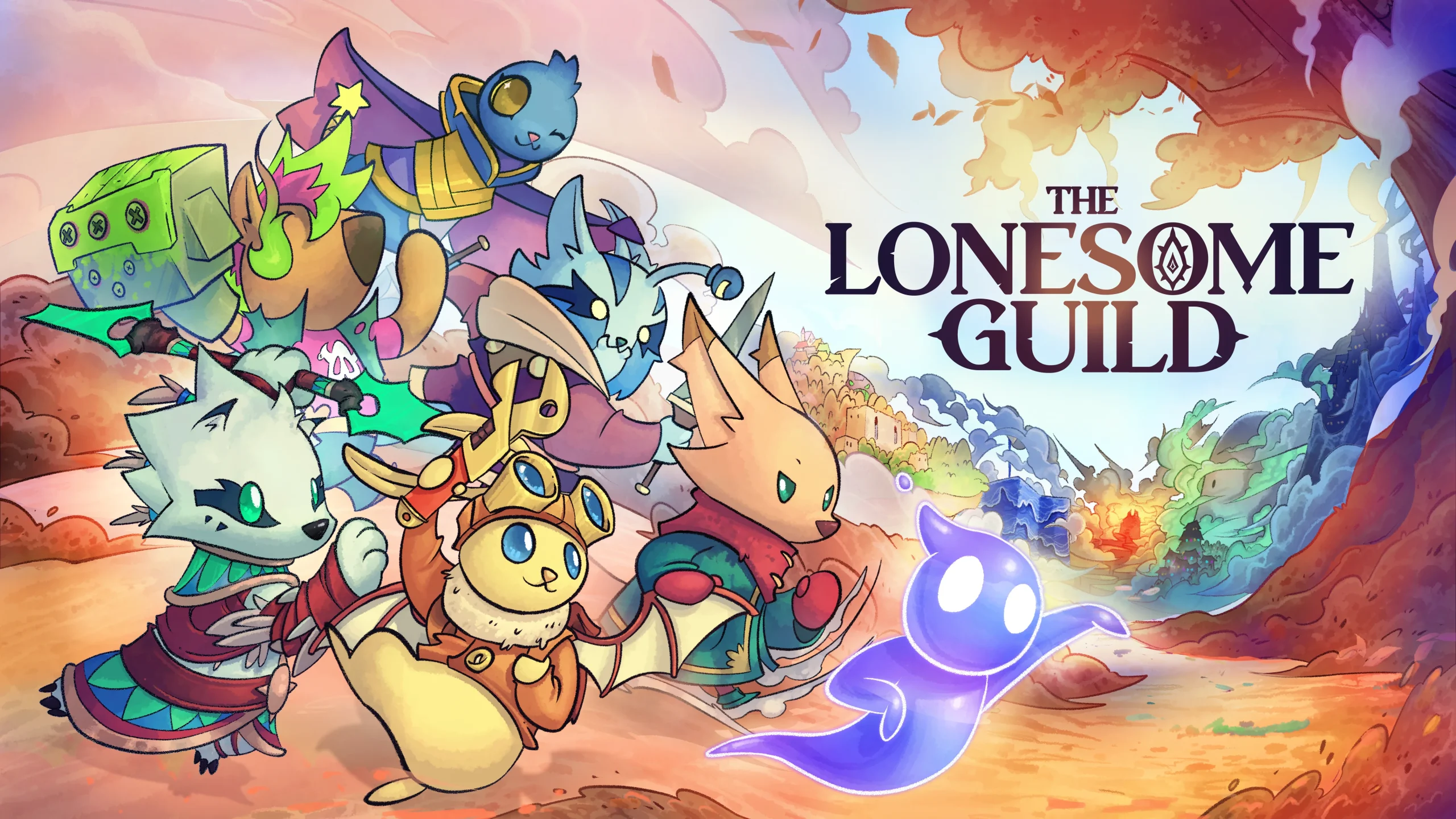 The key art for The Lonesome Guild.