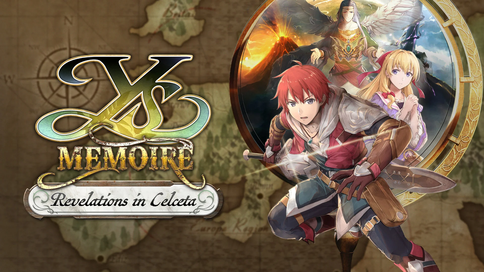 The key visual for Ys Memoire: Revelations in Celceta.
