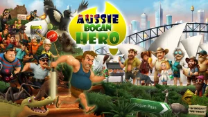 The key art for Aussie Bogan Hero.