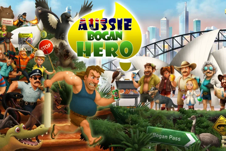 The key art for Aussie Bogan Hero.
