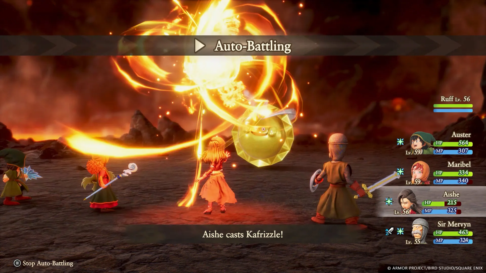 A screenshot from Dragon Quest VII Reimagined.