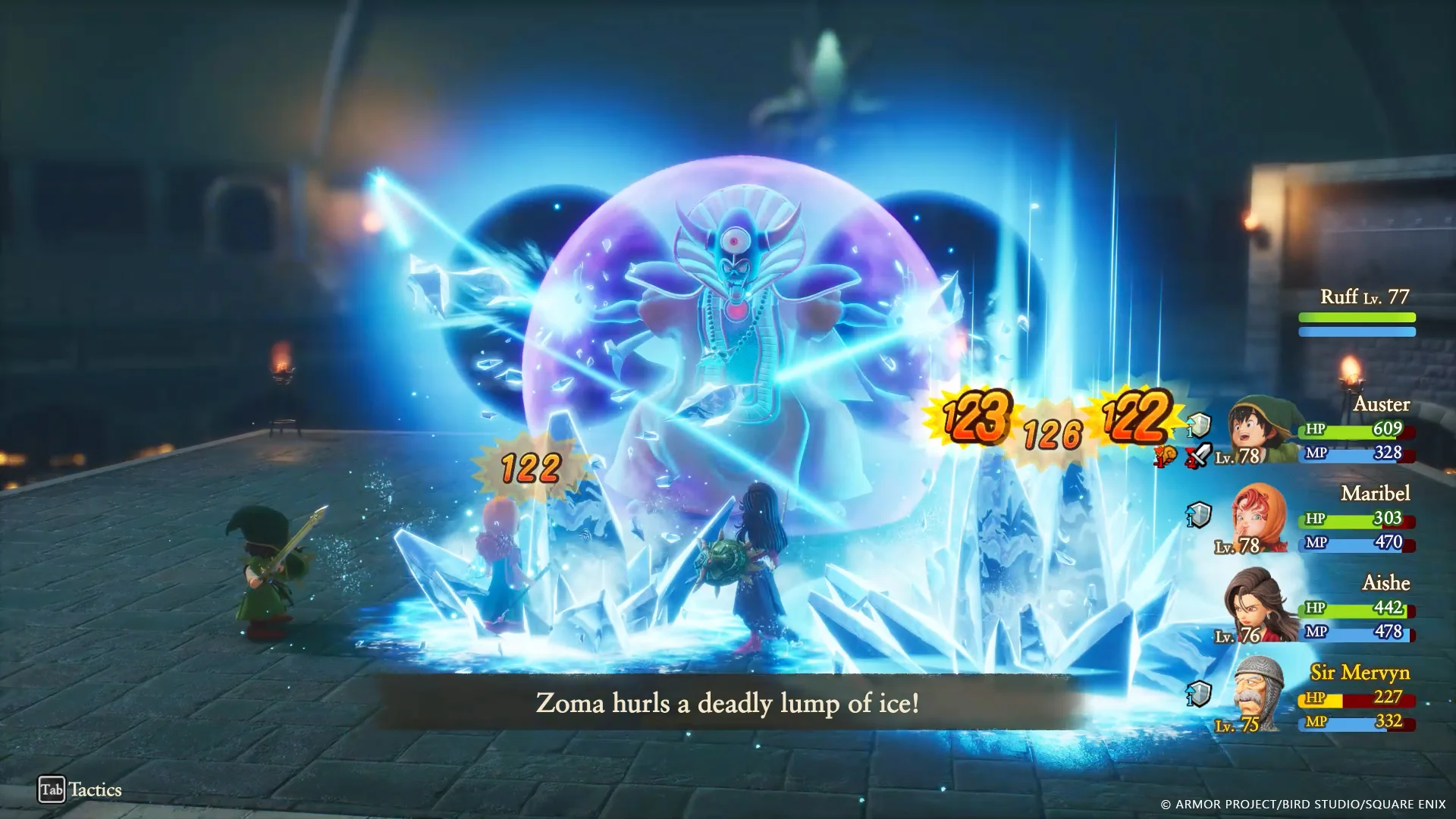 A screenshot from Dragon Quest VII Reimagined.