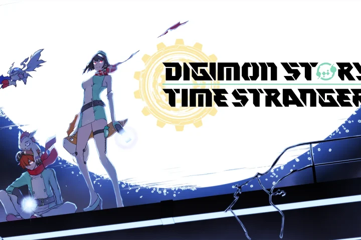 The key art for Digimon Story: Time Stranger.
