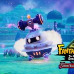 The key art for Fantasy Life i: The Girl Who Steals Time's DLC, The Sinister Broker Bazario’s Schemes.