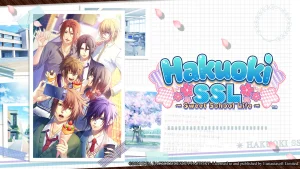The key art for Hakuoki SSL ~Sweet School Life~