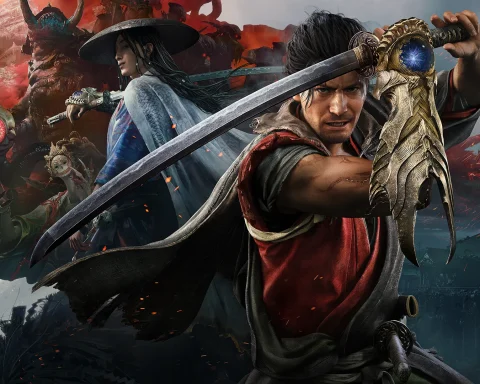 The key art for Onimusha: Way of the Sword.