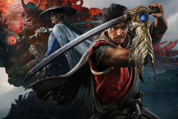 The key art for Onimusha: Way of the Sword.