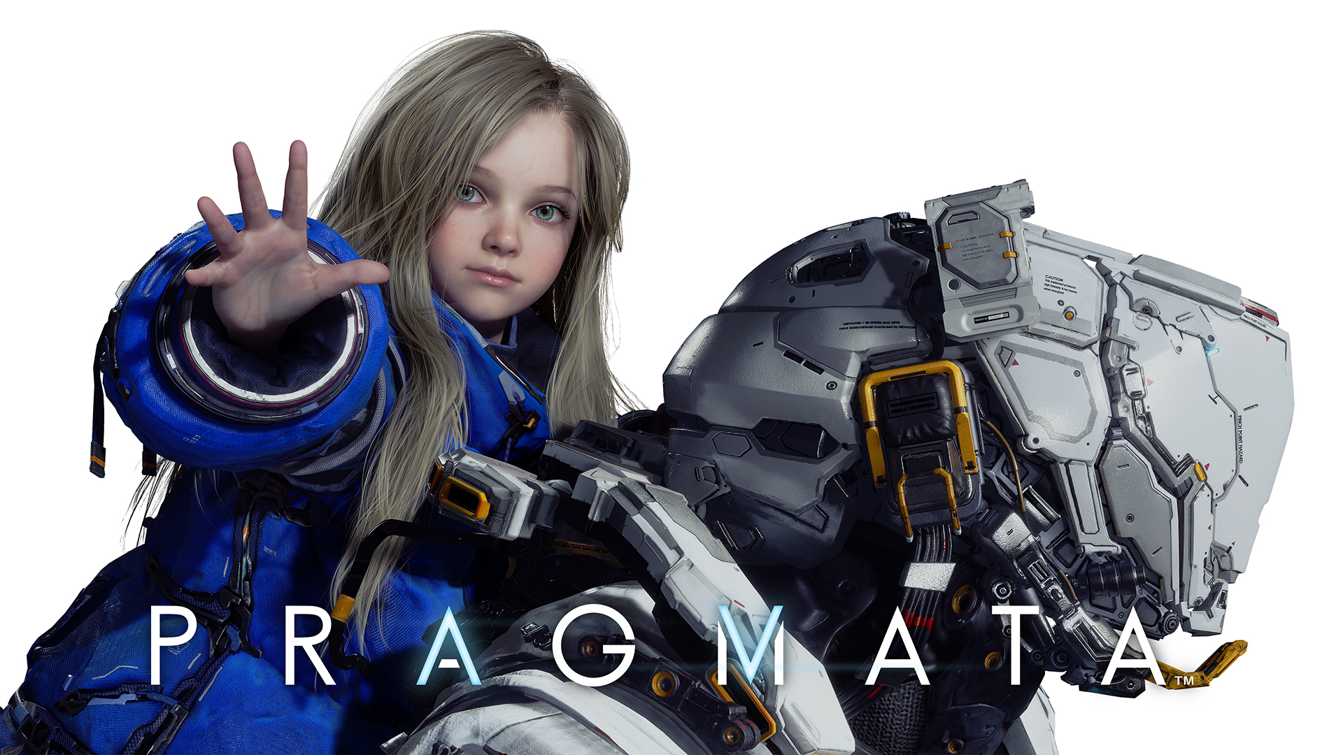 The key art for PRAGMATA.