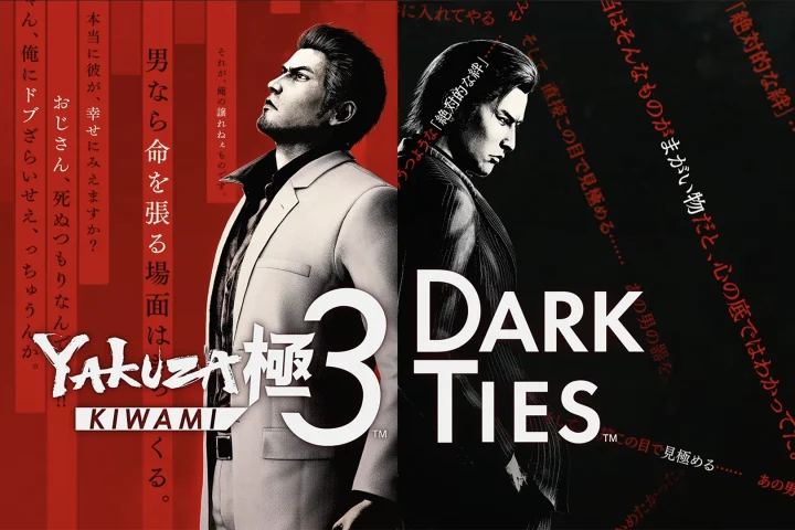 The key art for Yakuza Kiwami 3 & Dark Ties.
