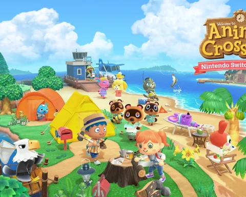 The key art for the Nintendo Switch 2 Edition of Animal Crossing: New Horizons.