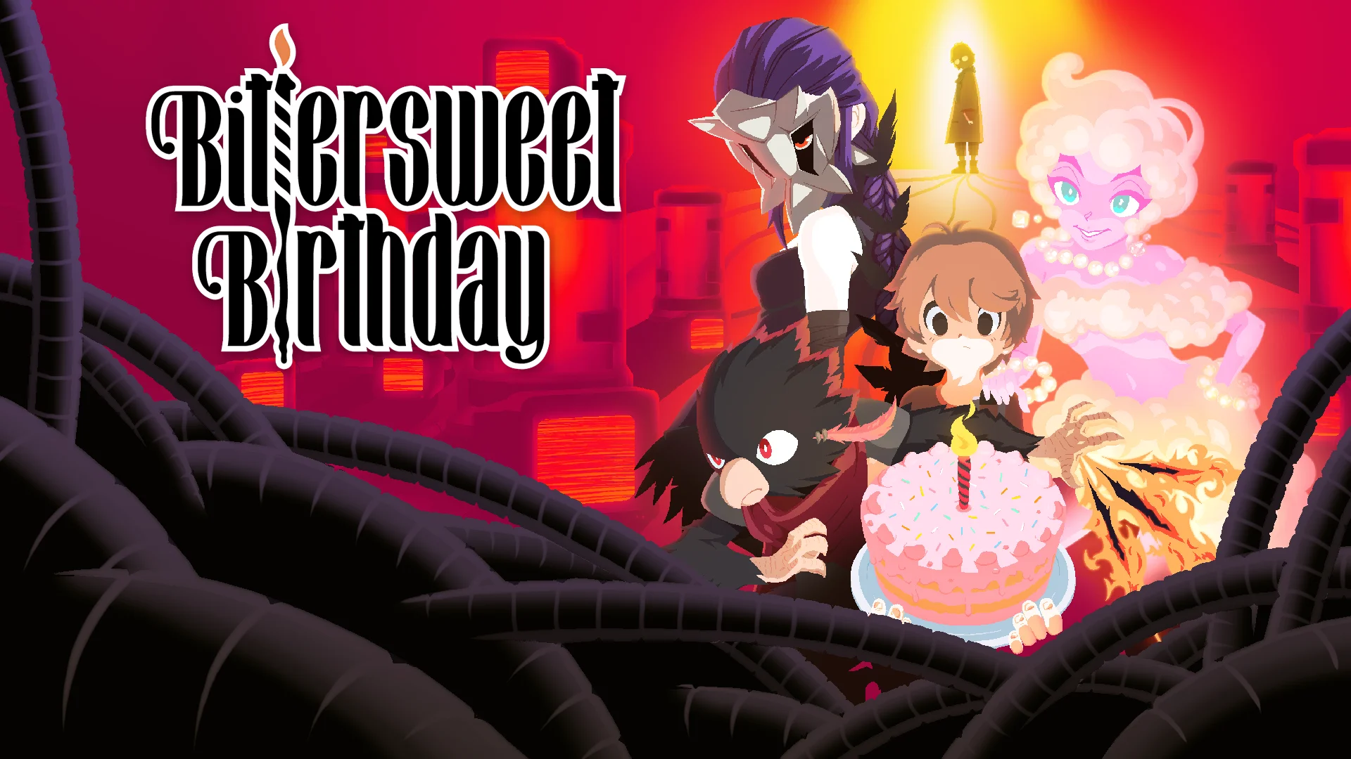 The key art for Bittersweet Birthday.