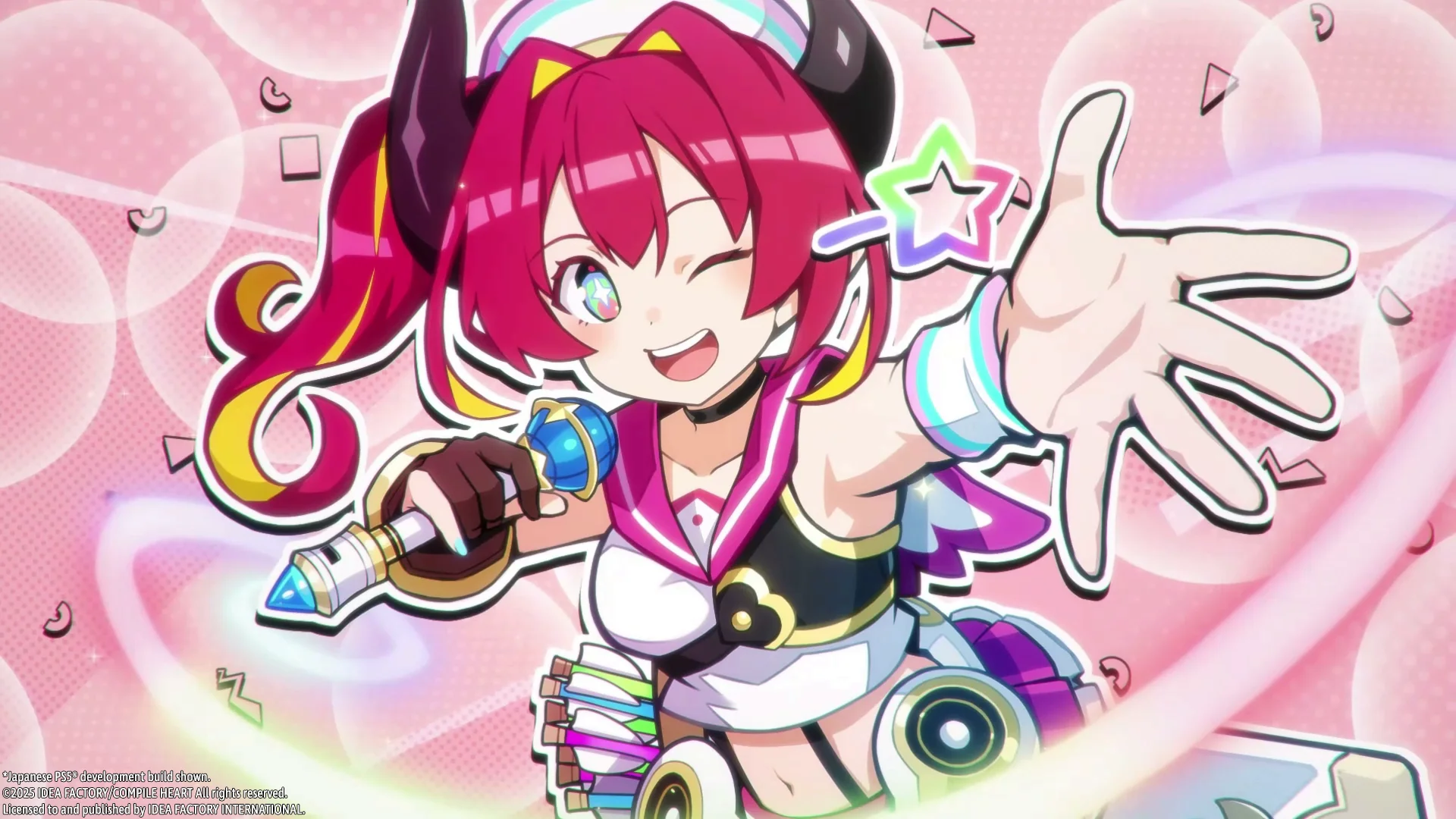 A screenshot from Calamity Angels: Special Delivery, provided by Idea Factory International.