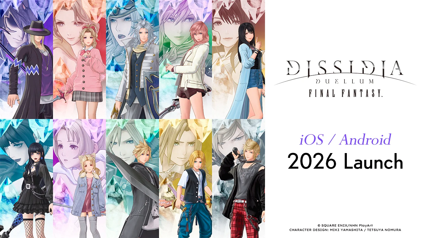 Announcement artwork for Dissidia Deullum Final Fantasy.