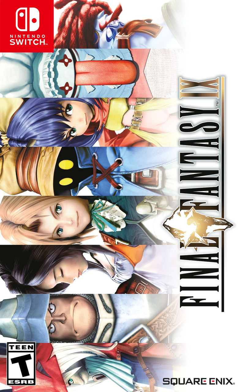 Final Fantasy IX for Switch packshot.