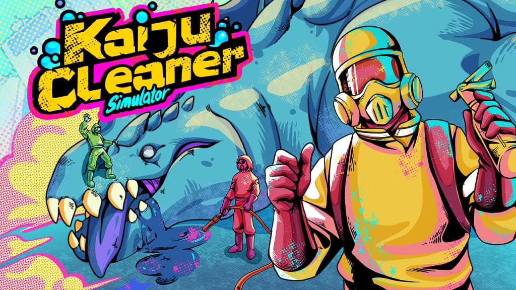 The key art for Kaiju Cleaner Simulator.