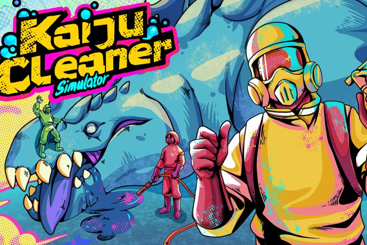 The key art for Kaiju Cleaner Simulator.
