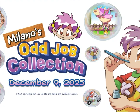 The key art for Milano’s Odd Job Collection.