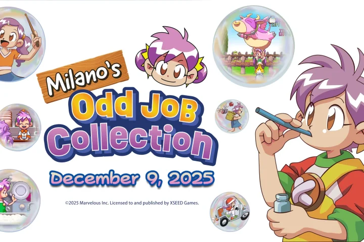 The key art for Milano’s Odd Job Collection.