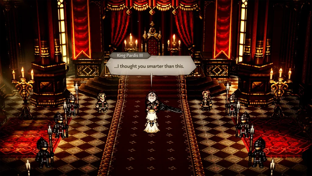 An official screenshot from Octopath Traveler 0.
