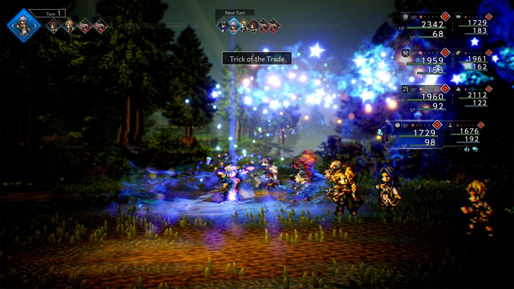 An official screenshot from Octopath Traveler 0.
