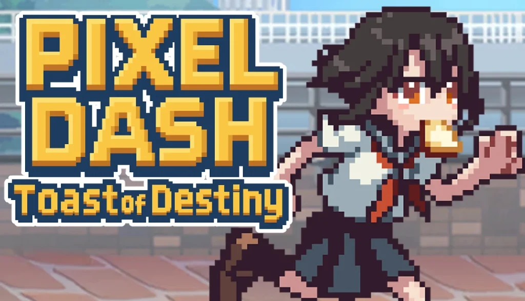 The key art for Pixel Dash: Toast of Destiny.