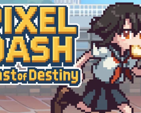 The key art for Pixel Dash: Toast of Destiny.