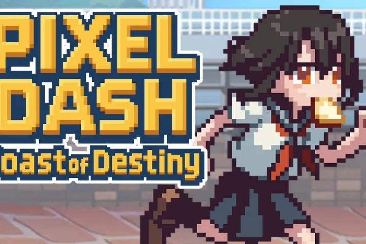 The key art for Pixel Dash: Toast of Destiny.