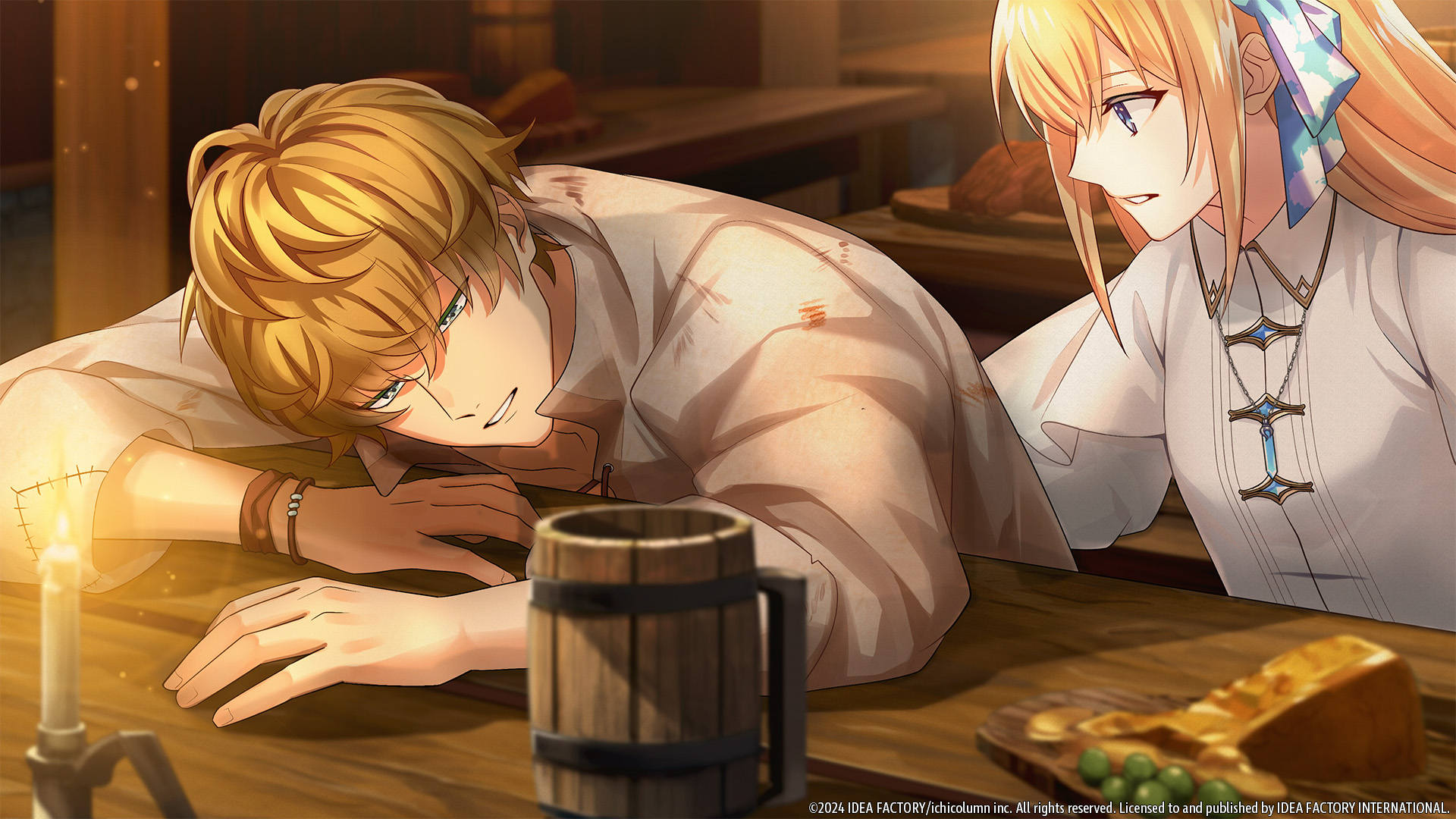 A screenshot from Temirana: The Lucky Princess and the Tragic Knights.