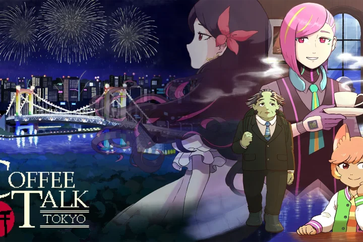 The key art for Coffee Talk Tokyo.