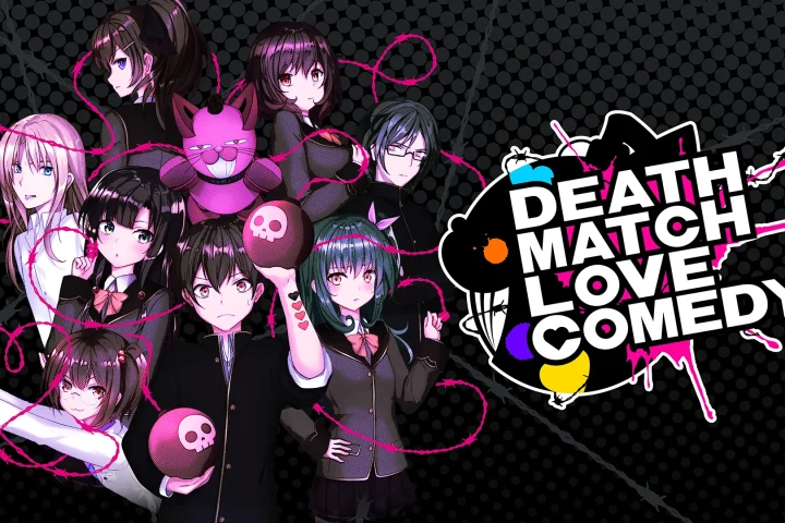 The key art for Death Match Love Comedy!