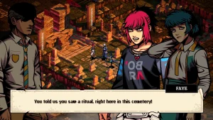 A press screenshot of Demonschool.