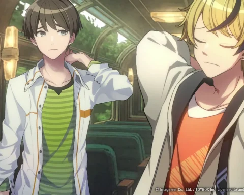 A screenshot from Path of Mystery: A Brush with Death, provided by Aksys Games.