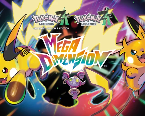 The key art for Pokémon Legends: Z-A's Mega Dimension DLC.