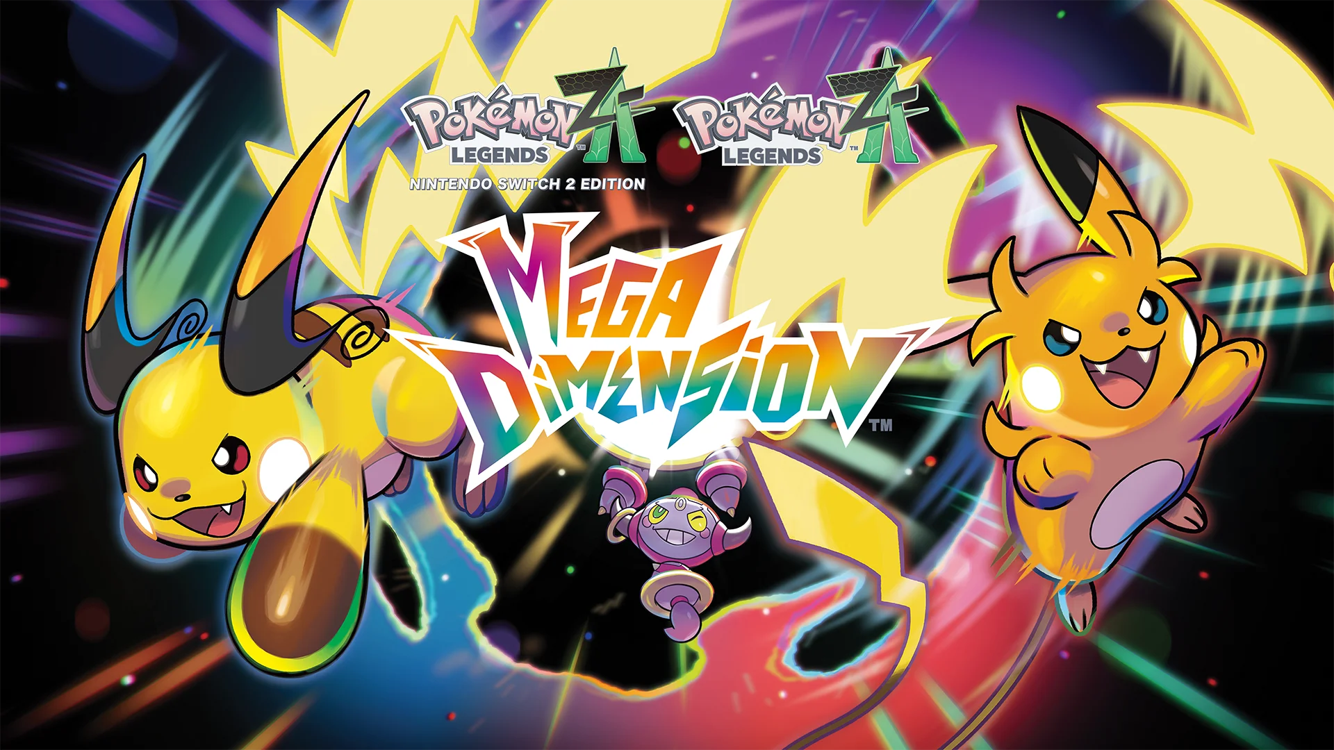 The key art for Pokémon Legends: Z-A's Mega Dimension DLC.