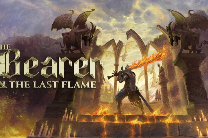 The key art for The Bearer & The Last Flame.