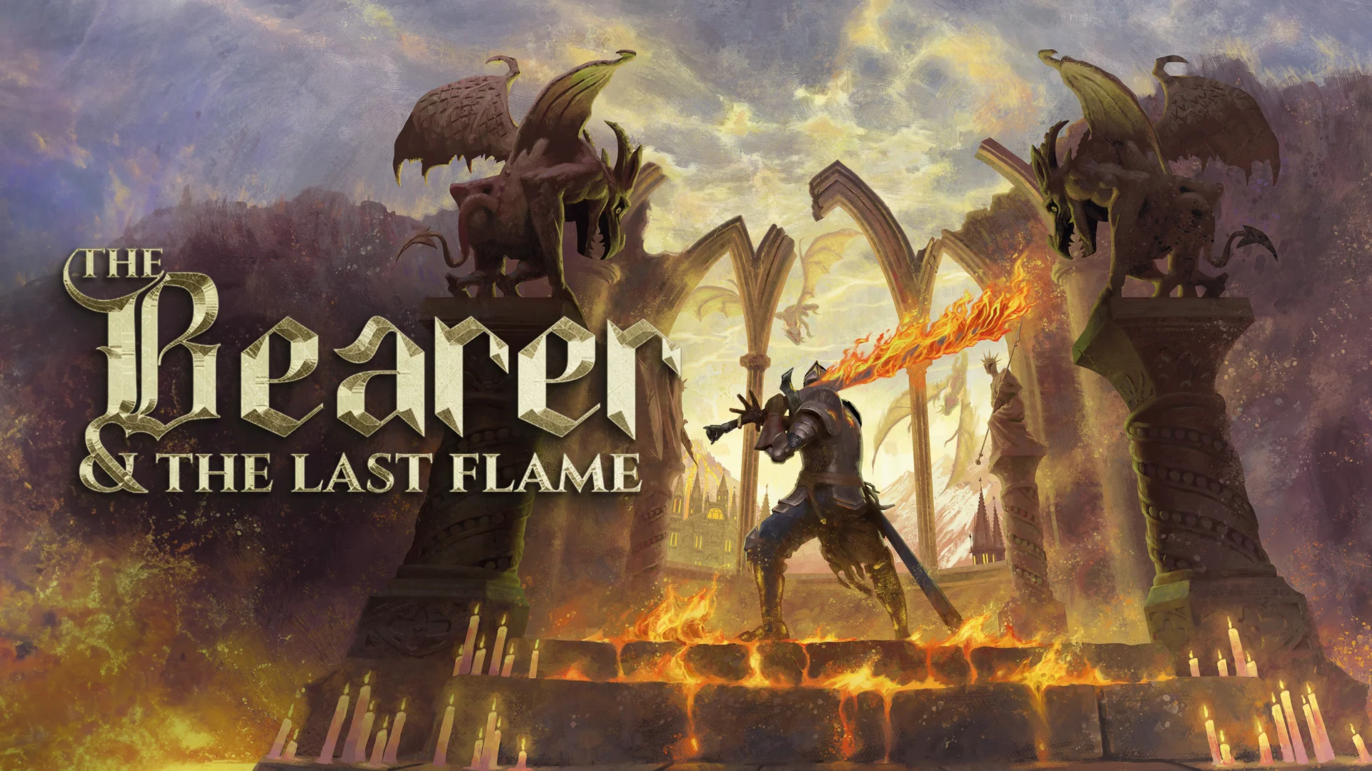 The key art for The Bearer & The Last Flame.