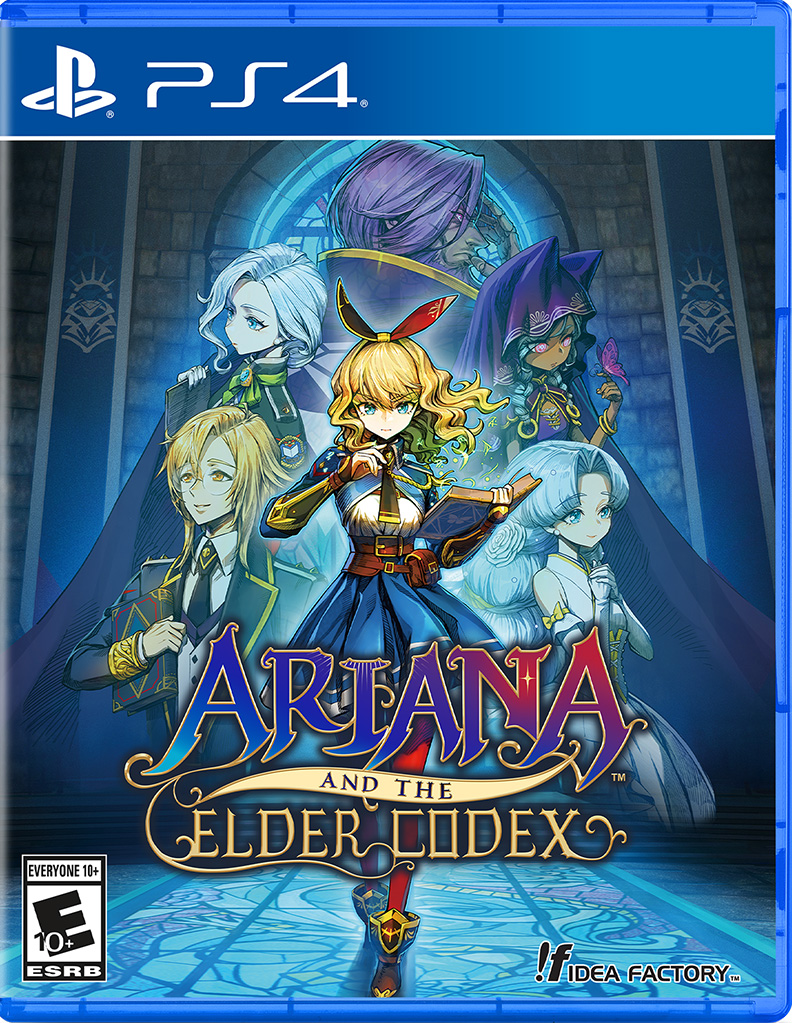 The PS4 box art for Ariana and the Elder Codex.