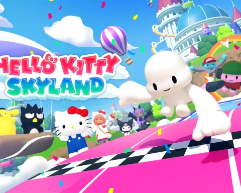 Hello Kitty Skyland's key art, version 2.