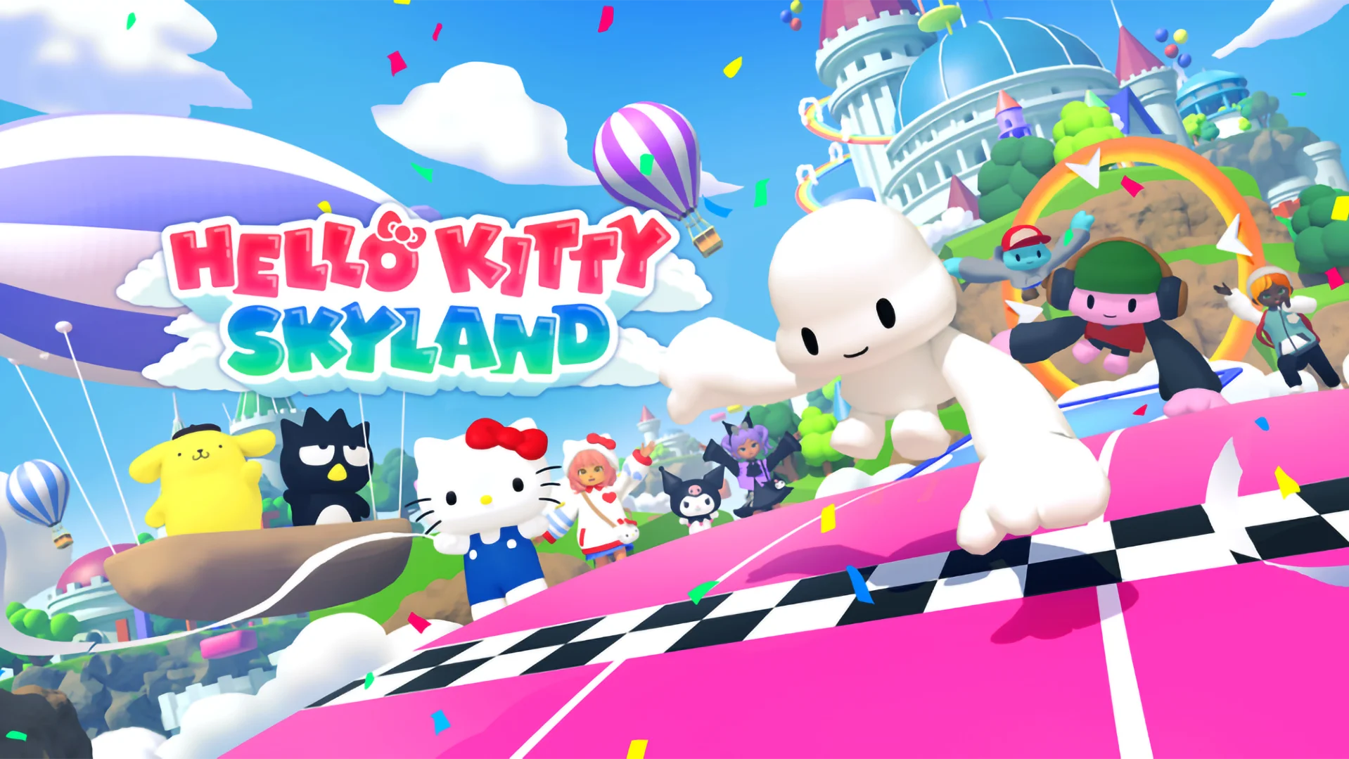 Hello Kitty Skyland's key art, version 2.