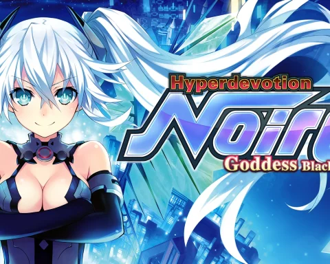 The key art for Hyperdevotion Noire: Goddess Black Heart.
