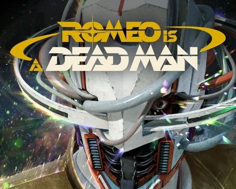 The key art (version 2) for Suda51’s Romeo is a Dead Man.