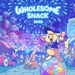 The artwork for 2025's Wholesome Snack.