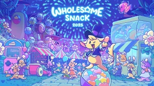 The artwork for 2025's Wholesome Snack.