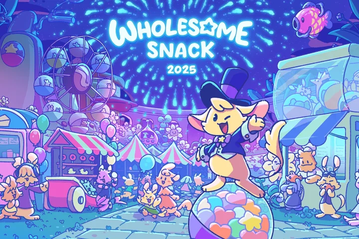 The artwork for 2025's Wholesome Snack.