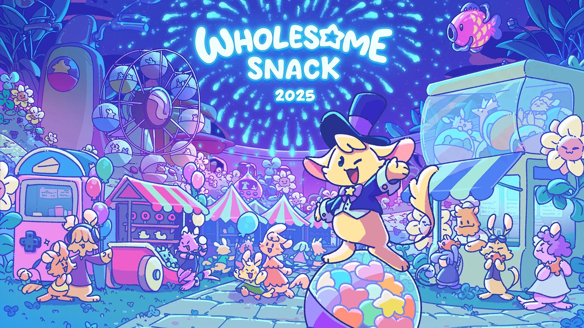 The artwork for 2025's Wholesome Snack.