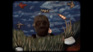 A screenshot from Edgar Allan Poe's Interactive Horror: 1995 Edition.