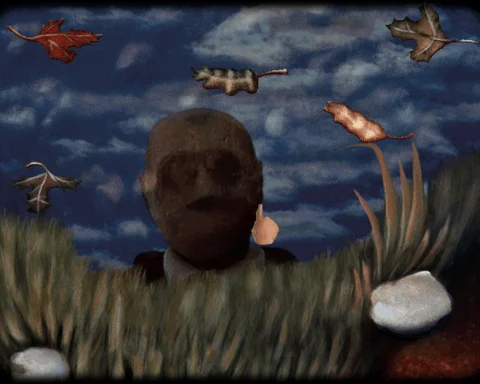 A screenshot from Edgar Allan Poe's Interactive Horror: 1995 Edition.