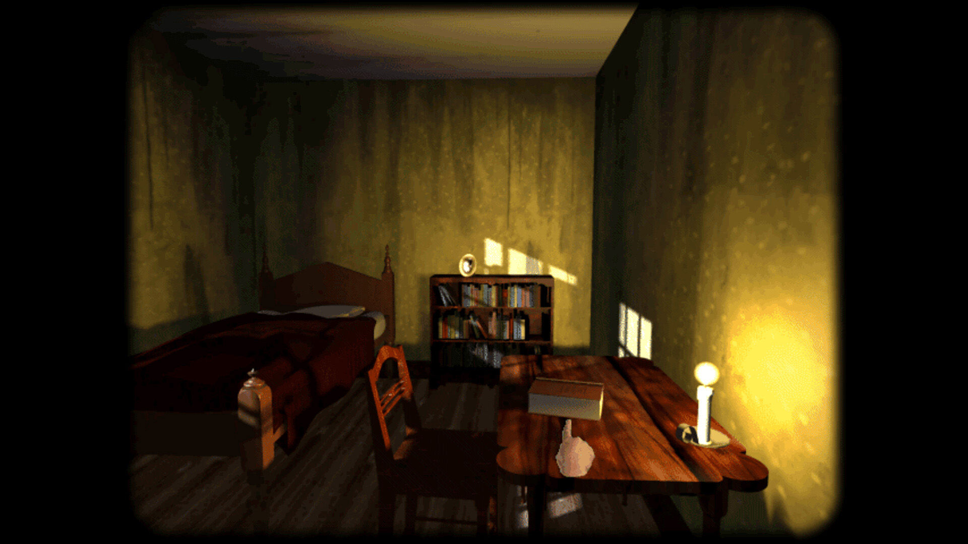 A screenshot from Edgar Allan Poe's Interactive Horror: 1995 Edition.